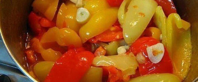 Быстрый маринованный перец половинками на зиму